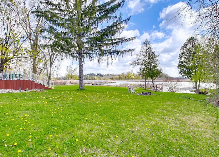 Lakefront Campbellsport Retreat & Yard!
